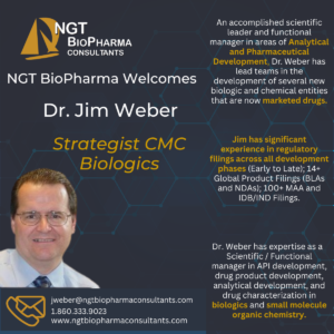 Jim Weber NGT BioPharma Consultants